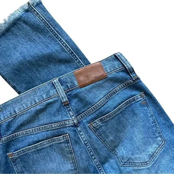 Madewell Cali Demi-Boot Jeans Frayed Hem - Picture 13 of 13